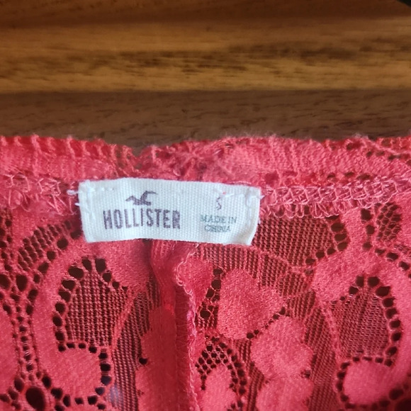 Hollister Red Mini Dress Vibrant and Playful - Picture 2 of 4